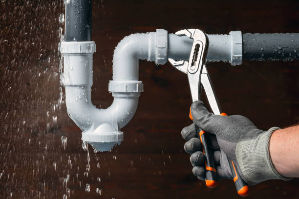 Professional Leak Detection technician working in Marine, IL